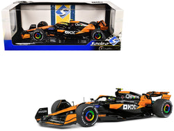 McLaren MCL38 #4 Lando Norris "OKX" Winner Formula One F1 Miami GP (2024) "Competition" Series 1/18 Diecast Model Car by Solido