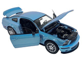 2007 Ford Shelby GT500 Windveil Blue Metallic "Shelby Collectibles" Series 1/18 Diecast Model Car by ACME