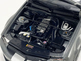 2007 Ford Shelby GT500 Alloy Gray Metallic with White Stripes "Shelby Collectibles" Series 1/18 Diecast Model Car by ACME