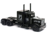 Peterbilt Custom Truck Black Out "POW-MIA You Are Not Forgotten" 1/32 Diecast Model by New Ray
