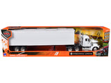 International LoneStar Truck with Dry Goods Trailer White "Long Haul Truckers" Series 1/43 Diecast Model by New Ray