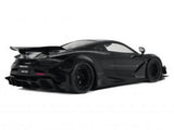 2023 McLaren 720S "LB-Works - Liberty Walk" Black 1/18 Model Car by GT Spirit