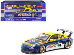 RWB 997 #6 Blue and Yellow with Graphics "FuelFest Tokyo" (2023) Special Edition "Hobby64" Series 1/64 Diecast Model Car by Tarmac Works