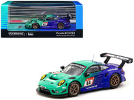 Porsche 911 GT3 R #44 Klaus Bachler - Jorg Bergmeister - Martin Ragginger - Dirk Werner "Falken Motorsports" "24 Hours of Nurburgring" (2019) "Hobby64" Series 1/64 Diecast Model Car by Tarmac Works