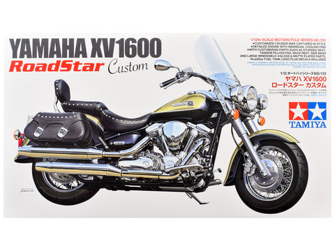 Yamaha XV1600 RoadStar Custom Motorcycle 1/12 Scale Plastic Model Kit by Tamiya