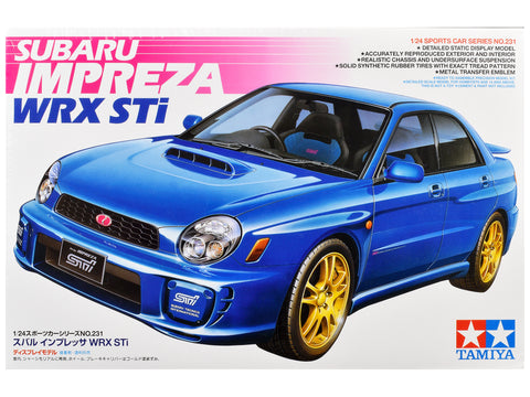 Subaru Impreza WRX STi 1/24 Scale Plastic Model Kit by Tamiya