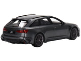 Audi ABT RS6-R Daytona Gray Metallic 1/18 Model Car by Top Speed