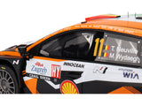 Hyundai i20 N Rally1 Hybrid #11 Thierry Neuville - Martijn Wydaeghe "Hyundai Shell Mobis WRT"  Winner "Rally Croatia Power Stage" (2023) 1/18 Model Car by Top Speed