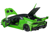 Lamborghini Huracan GT "LB-Silhouette Works" Pearl Green Metallic with Black Top 1/18 Model Car by AUTOart