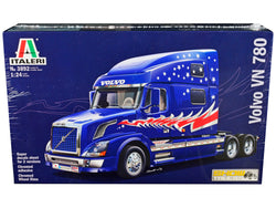 Volvo VN 780 Truck Tractor "Show Trucks" Plastic Model Kit (Skill Level 5) 1/24 Scale Model by Italeri