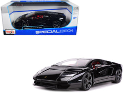 Lamborghini Countach LPI 800-4 Black with Red Interior "Special Edition" 1/18 Diecast Model Car by Maisto