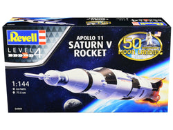 Apollo 11 Saturn V Rocket "50th Anniversary Moon Landing" Plastic Model Kit (Skill Level 4) 1/144 Scale Model by Revell
