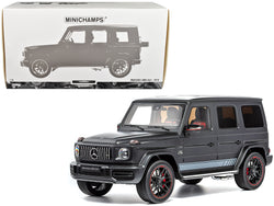 2018 Mercedes-Benz AMG G63 Matt Black with Sunroof 1/18 Diecast Model by Minichamps