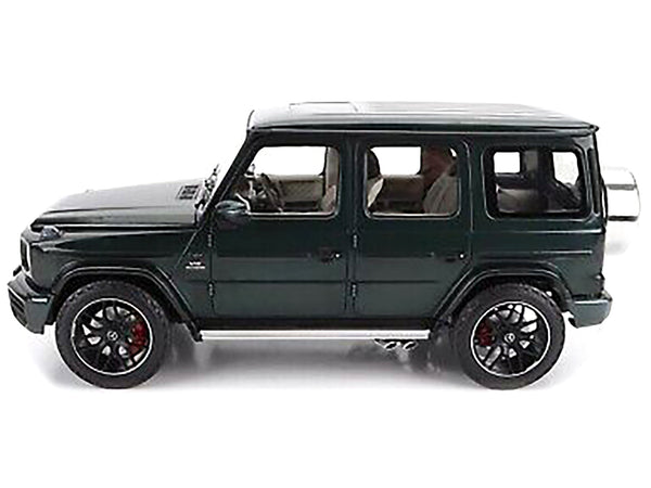 2018 Mercedes-Benz AMG G63 Green Metallic with Sunroof 1/18 Diecast Model by Minichamps