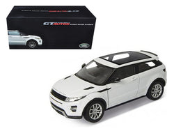 Range Rover Evoque White With White Roof 1/18 Diecast Model Car by Welly