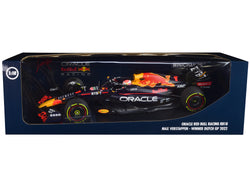 Red Bull Racing RB18 #1 Max Verstappen "Oracle" Winner F1 Formula One "Dutch GP" (2022) with Driver Limited Edition to 528 pieces Worldwide 1/18 Diecast Model Car by Minichamps