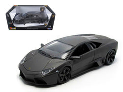 Lamborghini Reventon Matte Grey 1/18 Diecast Model Car by Bburago