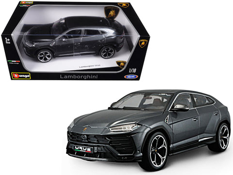 Lamborghini Urus Grey 1/18 Diecast Model Car by Bburago