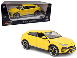 Lamborghini Urus Yellow 1/18 Diecast Model Car by Bburago