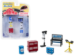 "Binford Tools" (6 Piece Shop Tools Set) "Home Improvement" (1991-1999) TV Series "Hobby Exclusive" 1/64 by Greenlight