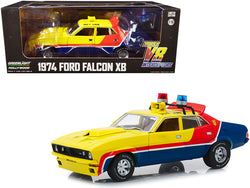1974 Ford Falcon XB 4-Door Sedan RHD (Right Hand Drive) "MFP 508" "First of the V8 Interceptors"(1979) Movie 1/18 Diecast Model Car by Greenlight