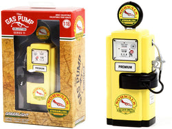 1948 Wayne 100-A Gas Pump "Norwalk Gasoline" Yellow and Black "Vintage Gas Pumps" Series #11 1/18 Diecast Model by Greenlight