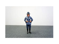 "State Trooper - Sharon" Figure For 1:18 Diecast Models by American Diorama