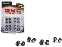 "GMC Trucks" Wheels and Tires Multipack (24 Piece Set) "Wheel & Tire Packs" Series #6 1/64 Scale Models by Greenlight