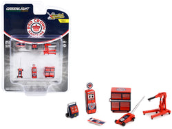 "Red Crown Gasoline" (6 Piece Shop Tools Set) "Shop Tool Accessories" Series #5 1/64 Models by Greenlight