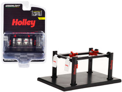 Adjustable Four-Post Lift "Holley" Black "Four-Post Lifts" Series #4 1/64 Diecast Model by Greenlight
