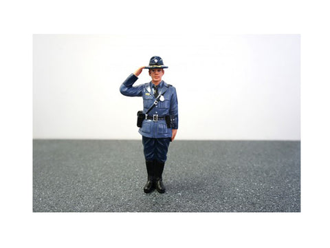 "State Trooper - Brian" Accessory Figure For 1/24 Scale Diecast Models by American Diorama