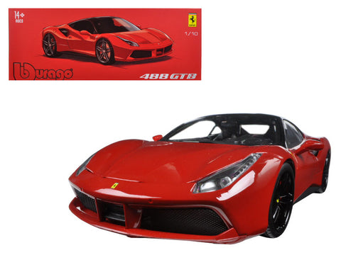 Ferrari 488 GTB Red Signature Series 1/18 Diecast Model Car by Bburago