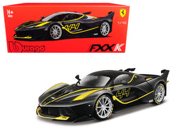 Ferrari FXX-K #44 Black Signature Series 1/18 Diecast Model Car by Bburago