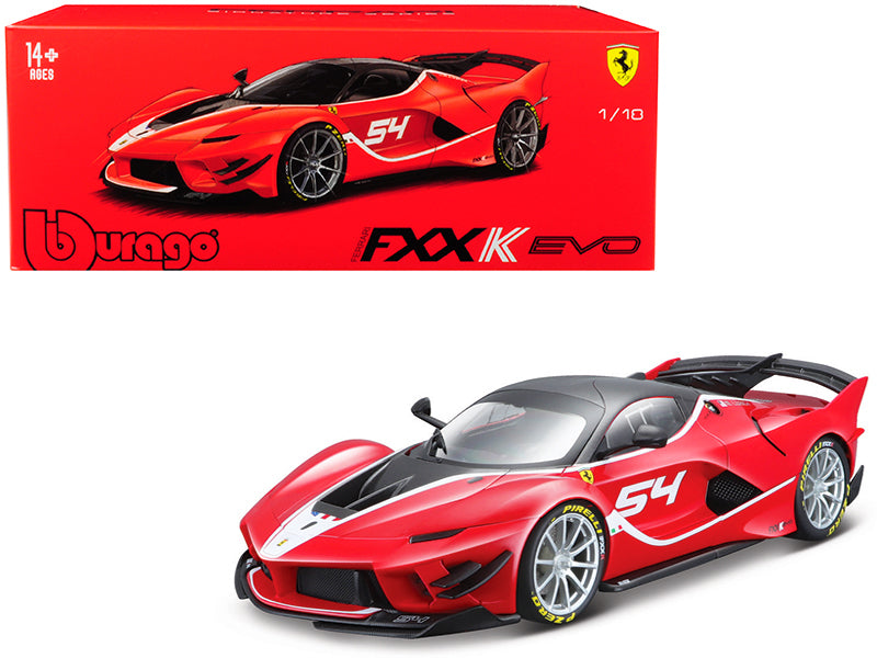 フェラーリFerrari FXX 1:18 Bburago 1:18 Ferrari FXX K EVO Red Diecast Model Racing Car