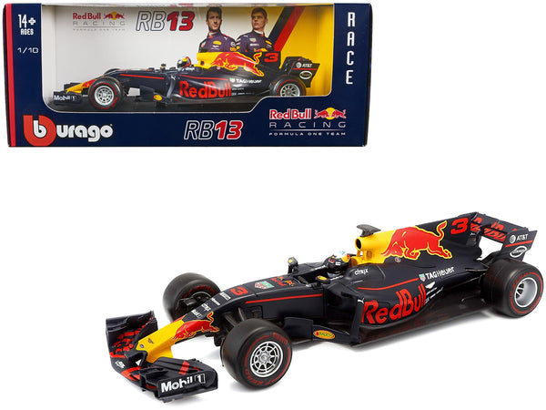 Renault Red Bull Racing TAG Heuer RB13 #3 Daniel Ricciardo Formula One F1 1/18 Diecast Model Car by Bburago
