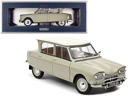 1965 Citroen Ami 6 Pavos White with Beige Top 1/18 Diecast Model Car by Norev