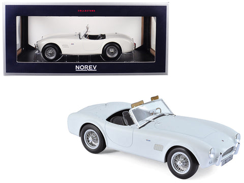 1963 Shelby AC Cobra 289 Coupe White 1/18 Diecast Model Car by Norev