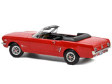 1966 Ford Mustang Convertible Signal Flare Red 1/18 Diecast Model Car by Norev