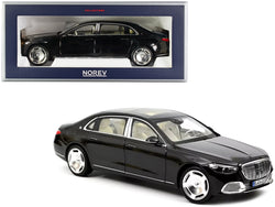 2021 Mercedes-Maybach S-Class Black 1/18 Diecast Model Car by Norev