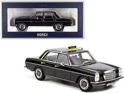 1968 Mercedes-Benz 200 Taxi Black 1/18 Diecast Model Car by Norev