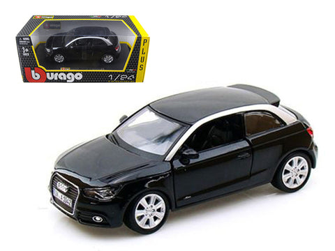 Audi A1 Black 1/24 Diecast Model Car by Bburago