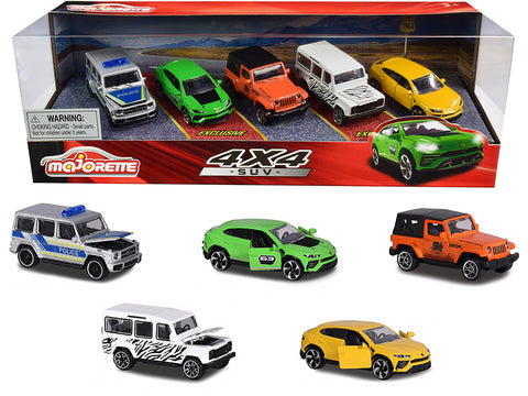 4x4 SUV Giftpack (5 Piece Set) 1/64 Diecast Model Cars by Majorette