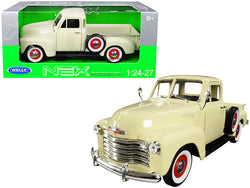 1953 Chevrolet 3100 Pickup Truck Cream 1/24-1/27 Diecast Model by Welly