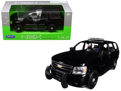 2008 Chevrolet Tahoe Unmarked Police Car Black 1/24-1/27 Diecast Model Car by Welly