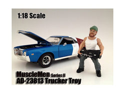 "Musclemen - Trucker Troy" Figure For 1/18 Diecast Models by American Diorama