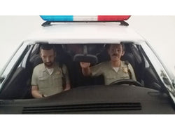 "Seated Sheriff Officers" (2 Piece Figure Set) for 1/18 Scale Diecast Models by American Diorama