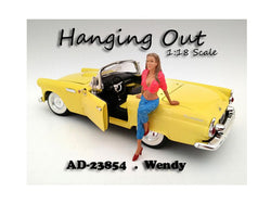 "Hanging Out - Wendy" Figure For 1/18 Scale Diecast Models by American Diorama