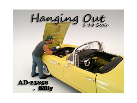 "Hanging Out - Billy" Figure For 1:18 Scale Diecast Models by American Diorama
