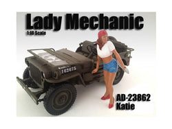 "Lady Mechanic - Katie" Figure For 1/18 Diecast Models by American Diorama