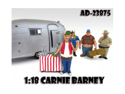 "Carnie Barney" Trailer Park Figure For 1:18 Diecast Models by American Diorama